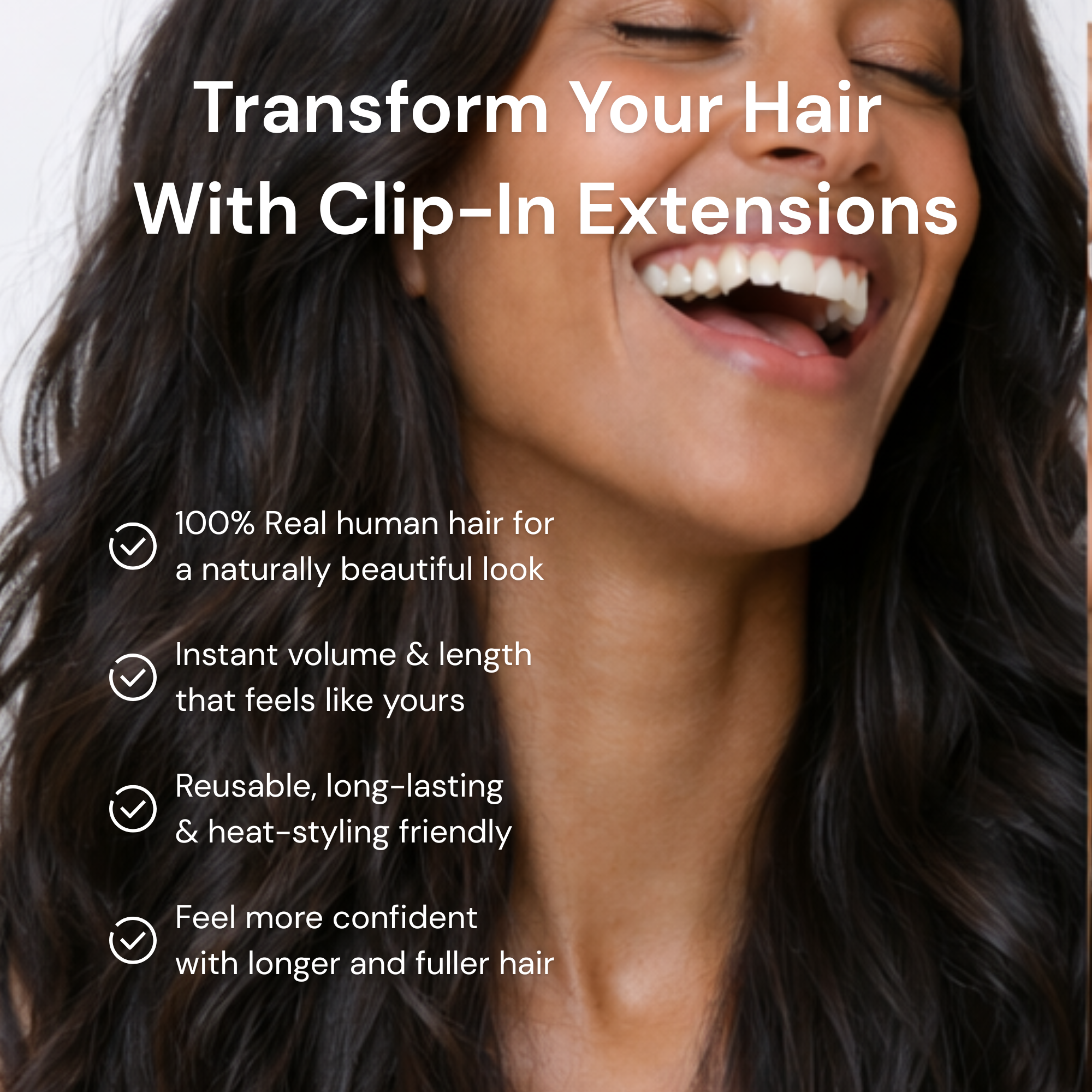 Black Wavy Clip-ins