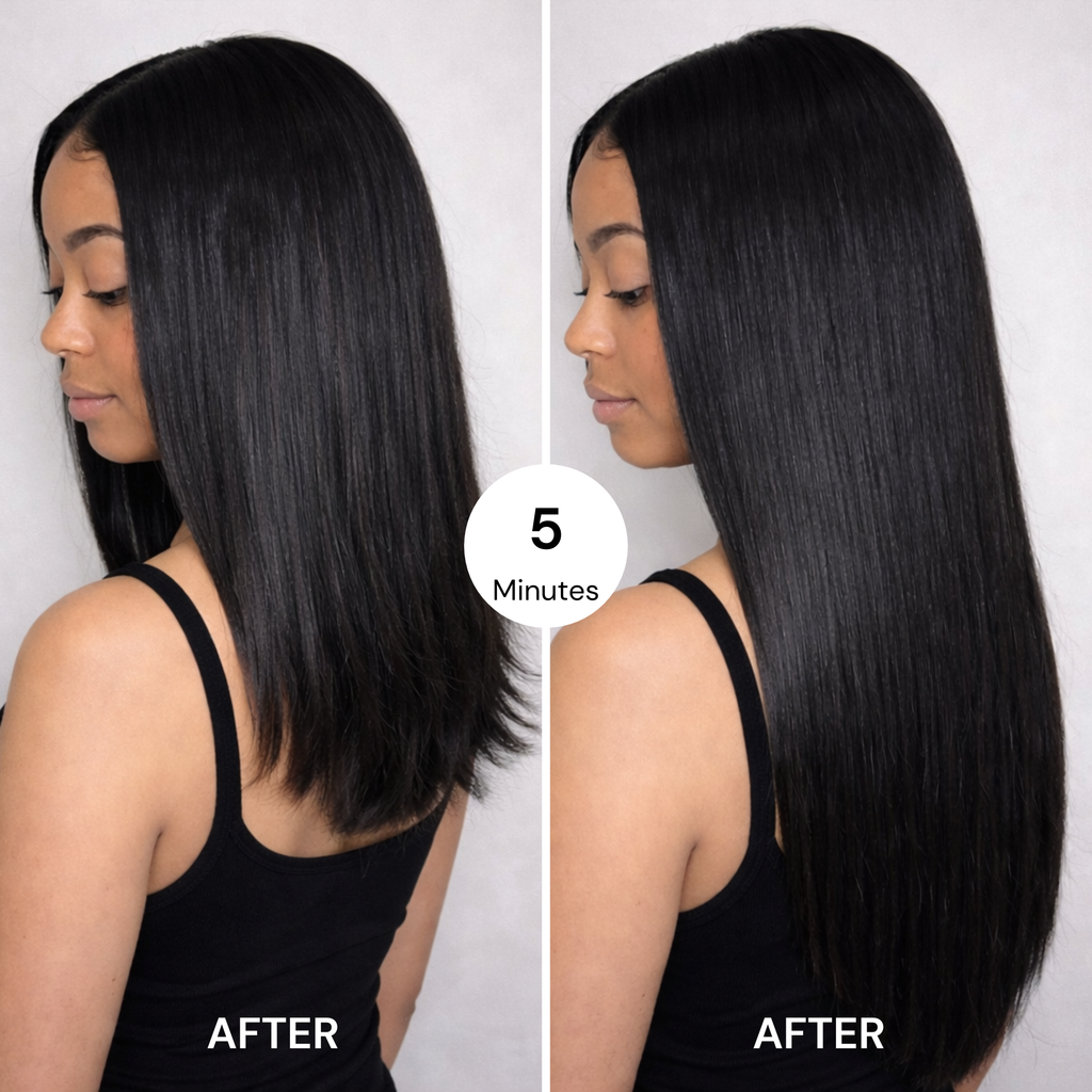 Black Straight Clip-ins