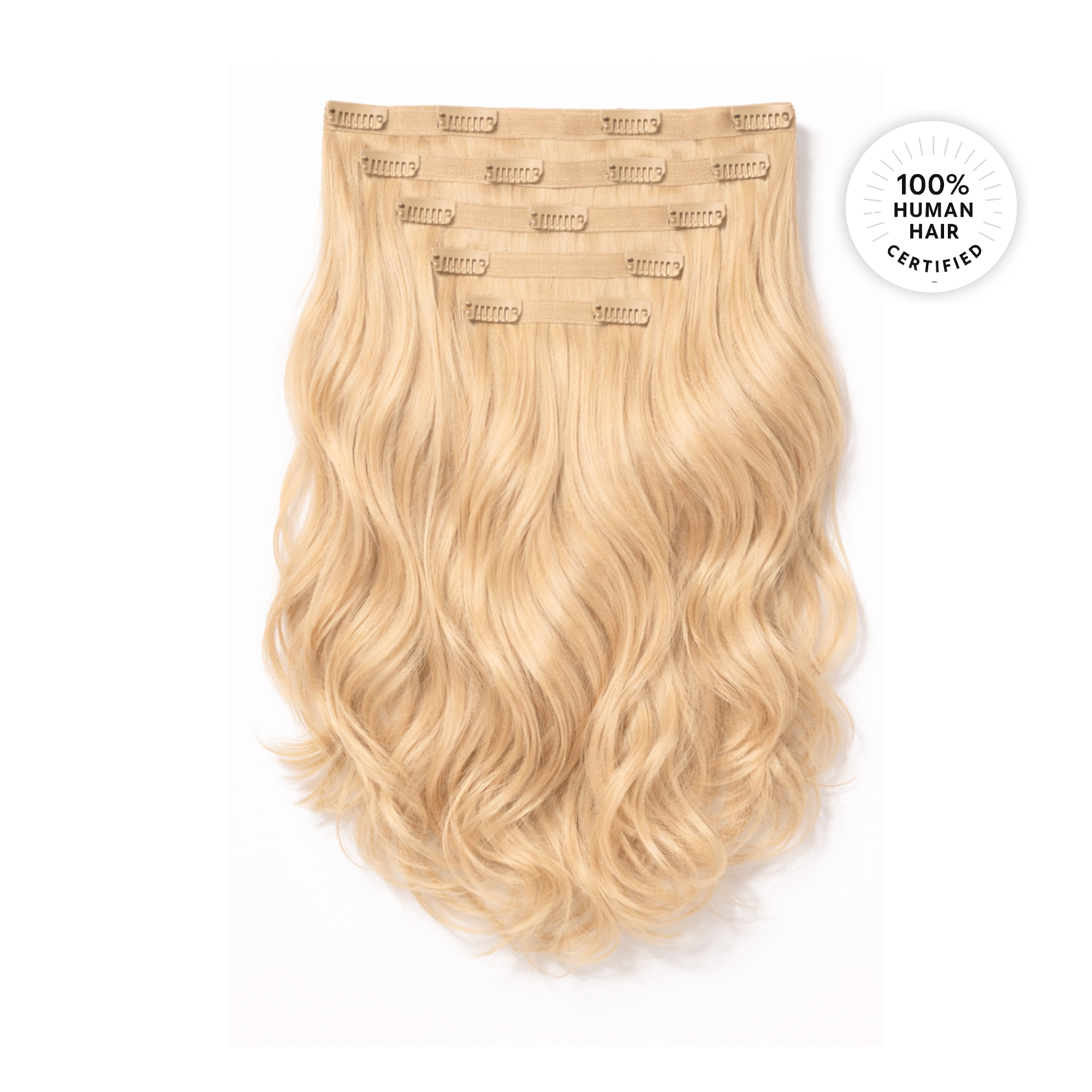 Light Blonde Wavy Clip-ins