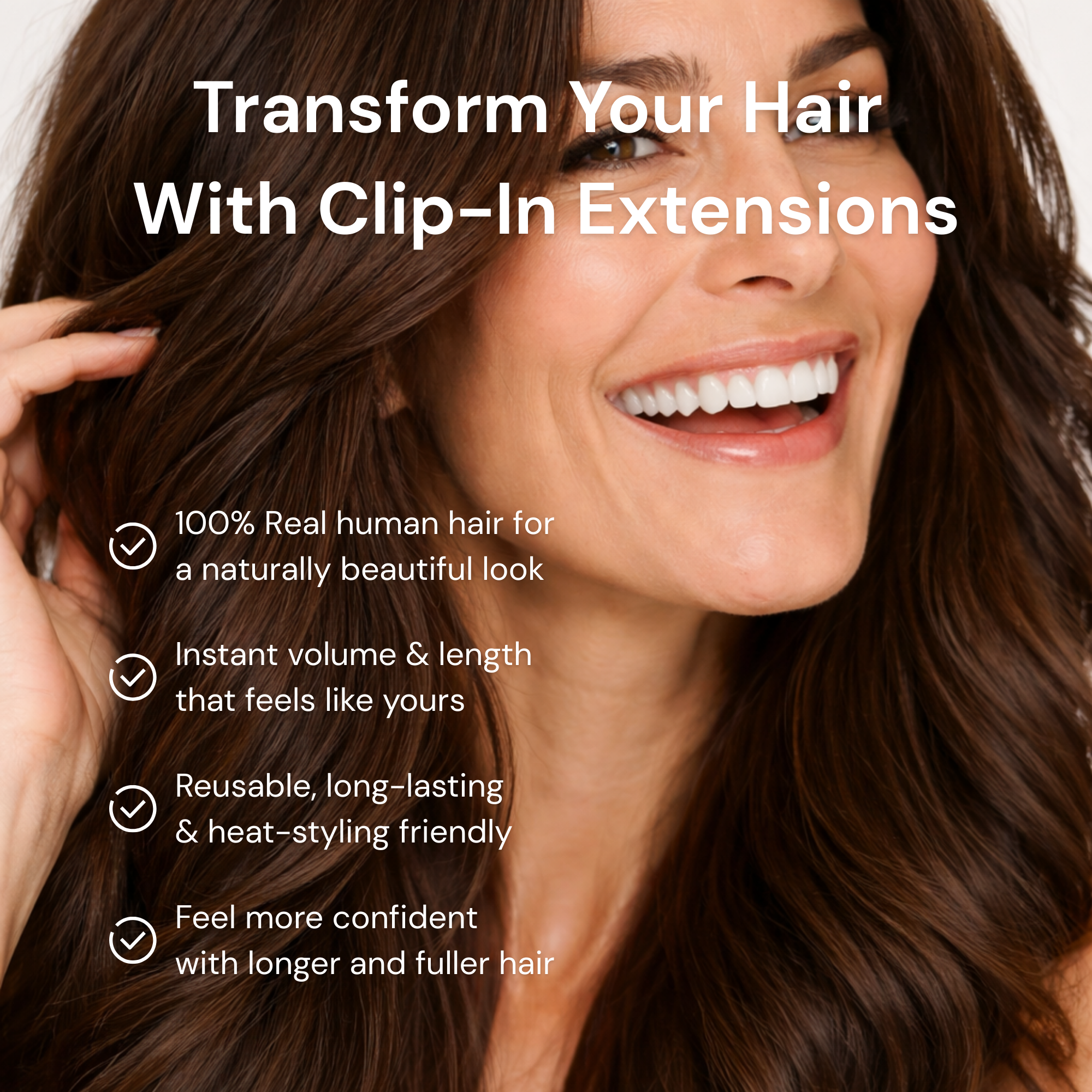 Dark Brown Wavy Clip-ins
