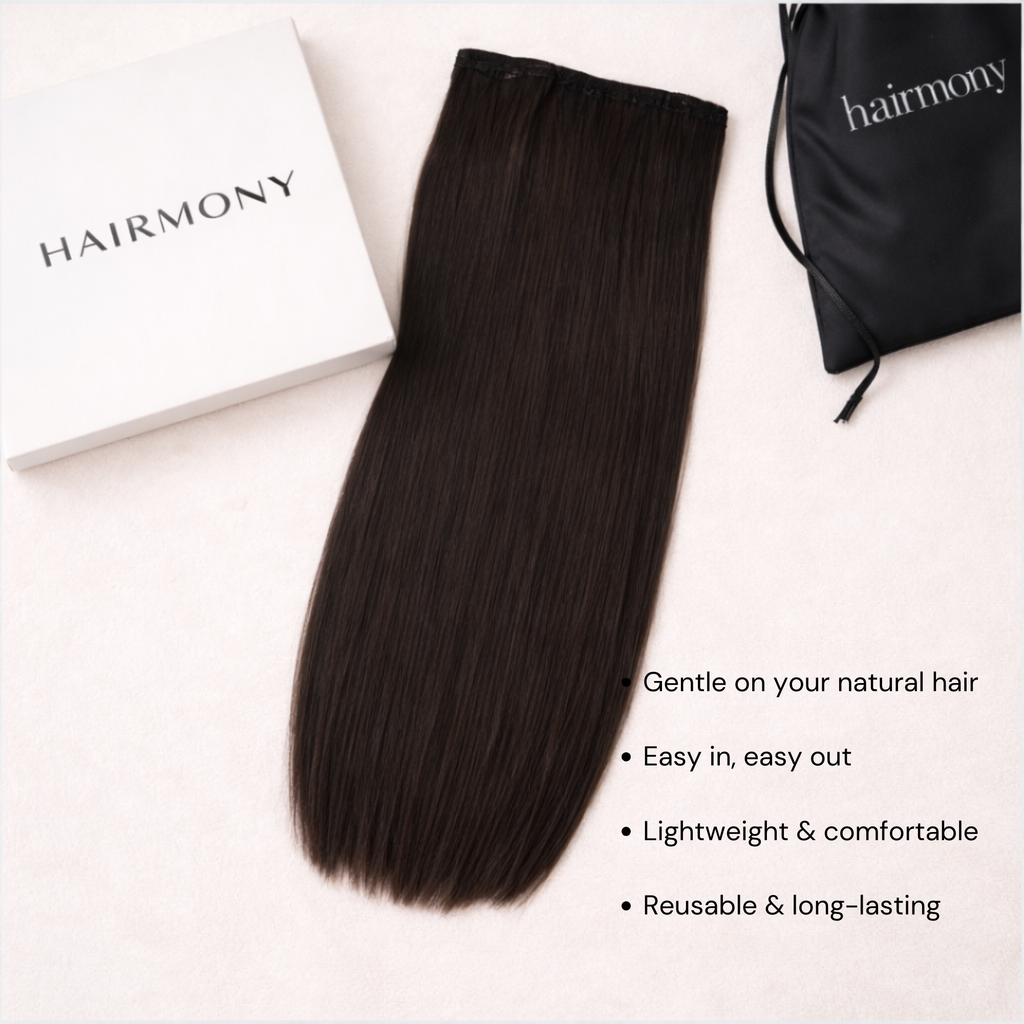Dark Brown Straight Clip-ins