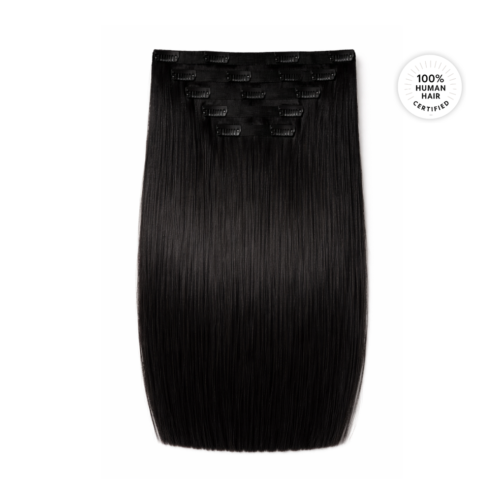 Black Straight Clip-ins