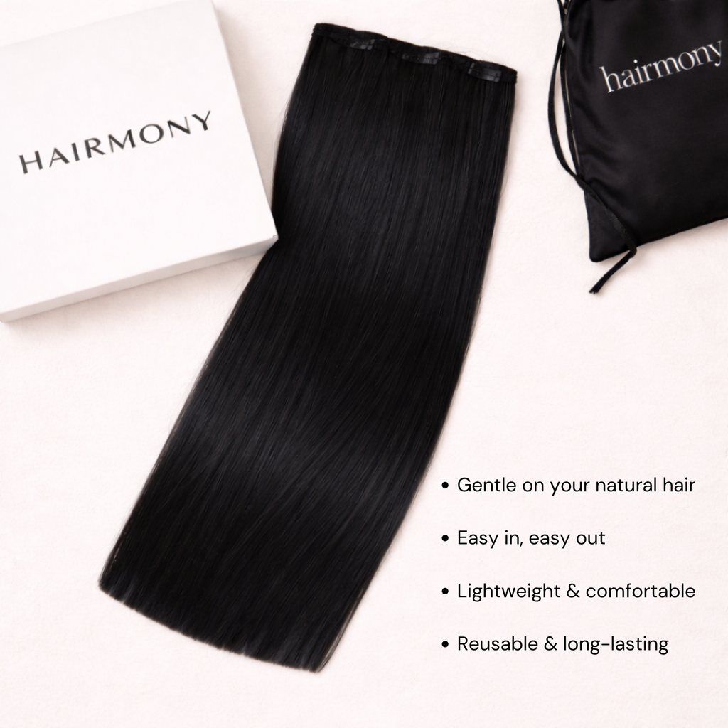 Black Straight Clip-ins