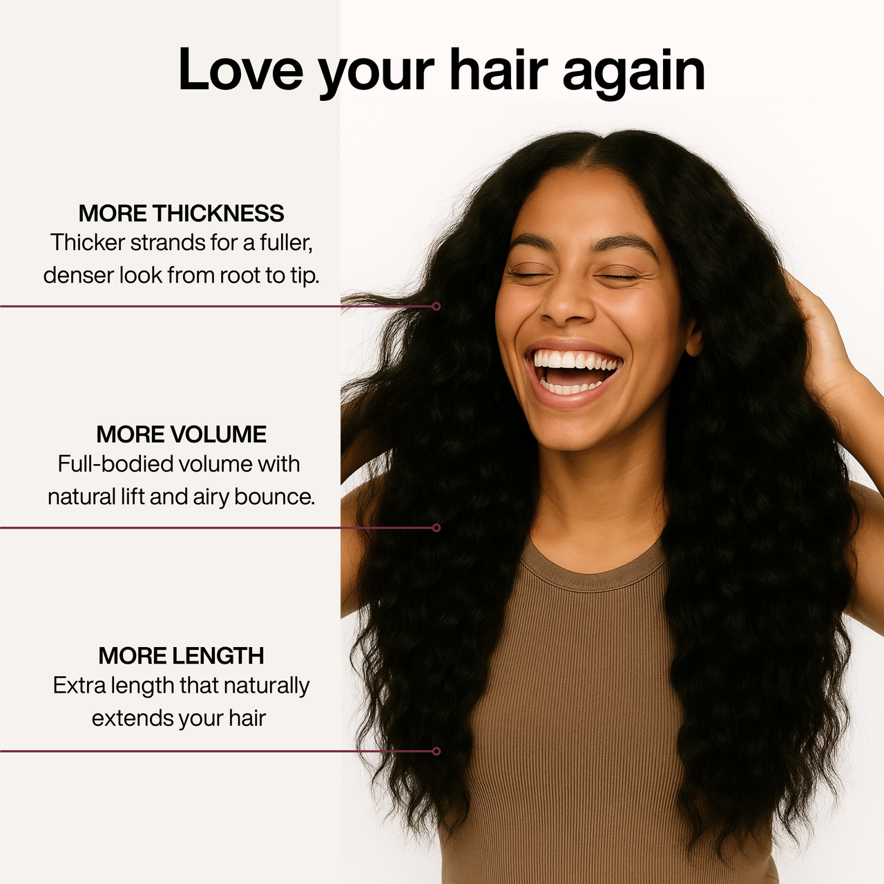 Black Curly Clip-in Extensions
