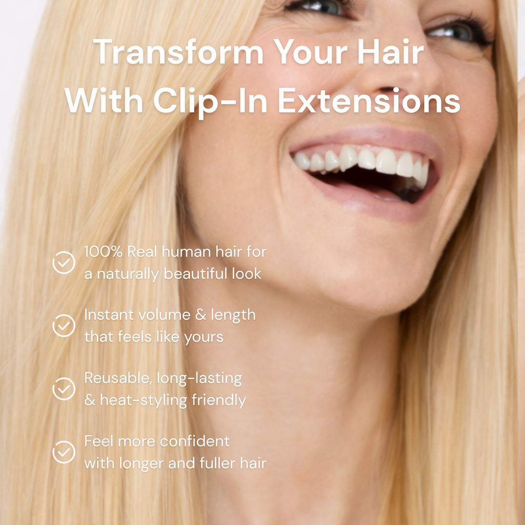 Light Blonde Straight Clip-ins