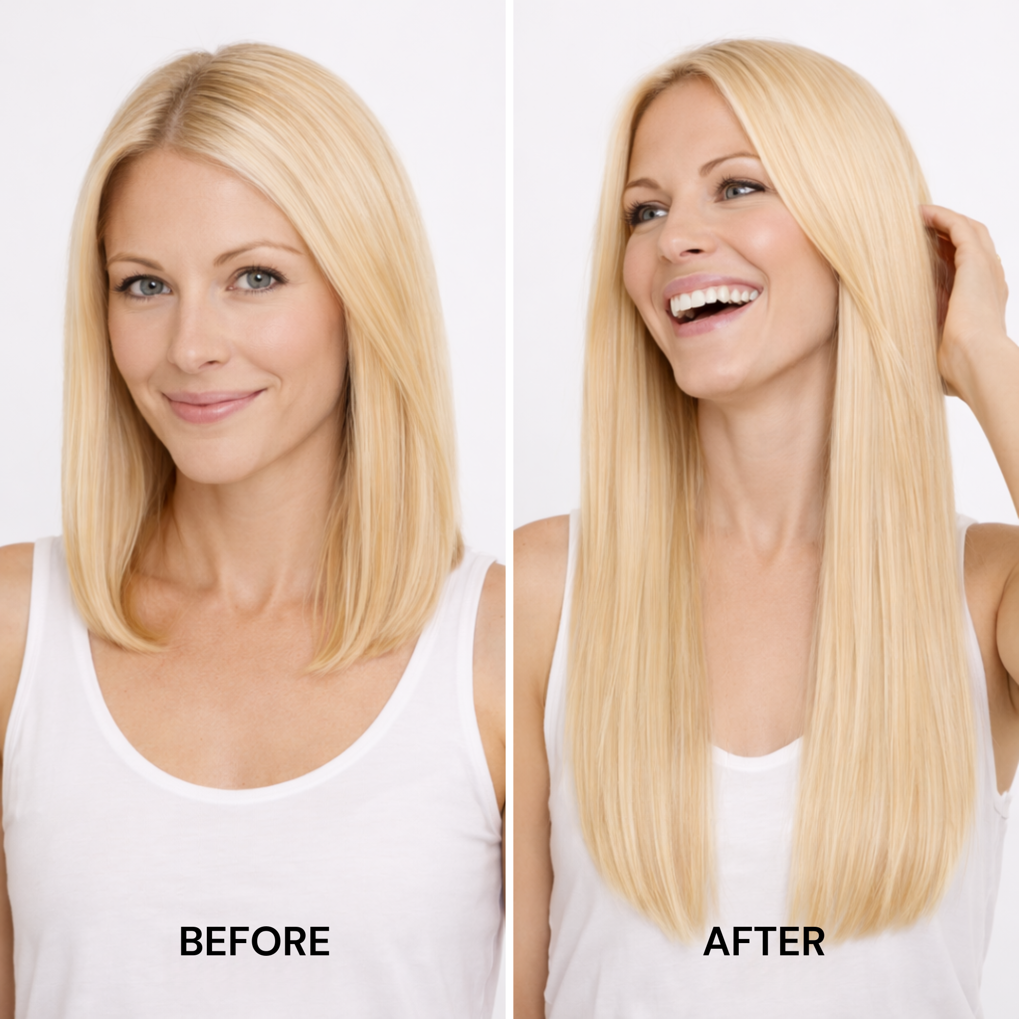 Light Blonde Straight Clip-ins