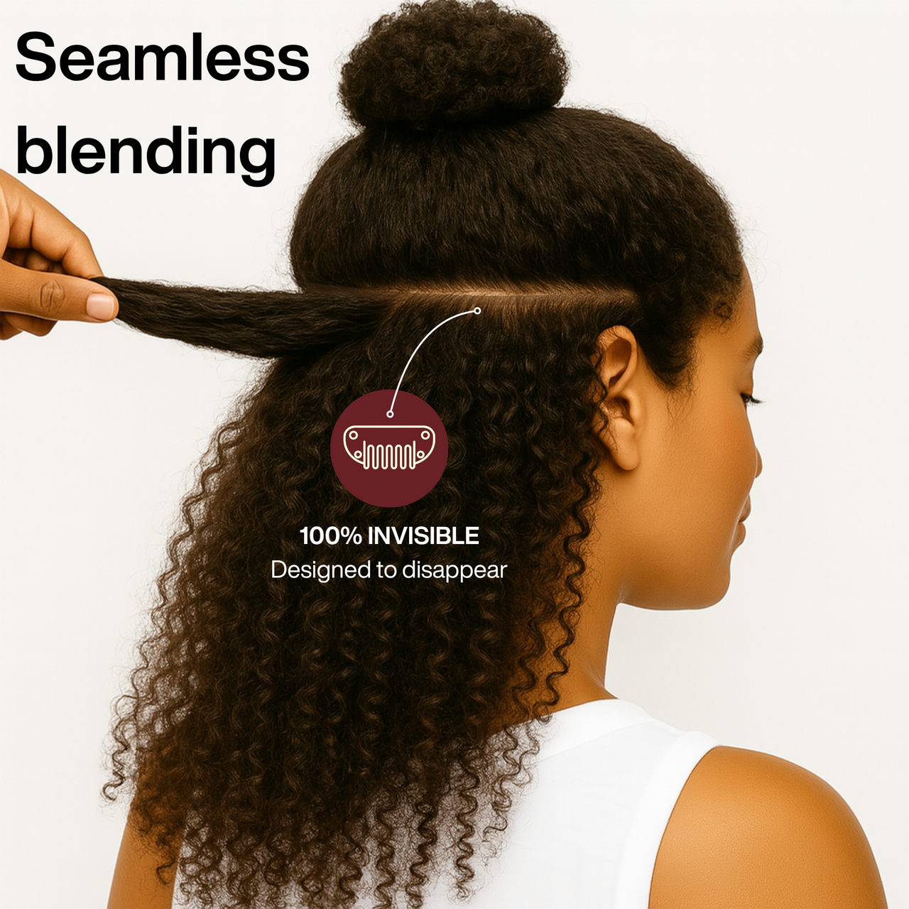 Dark Brown Curly Clip-in Extensions