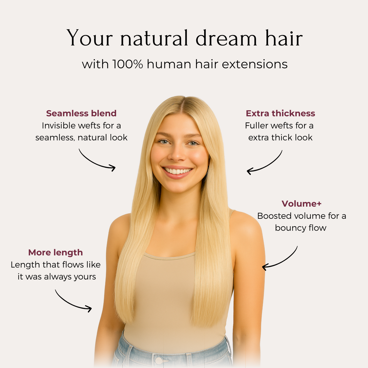 Straight - Clip in Extensions