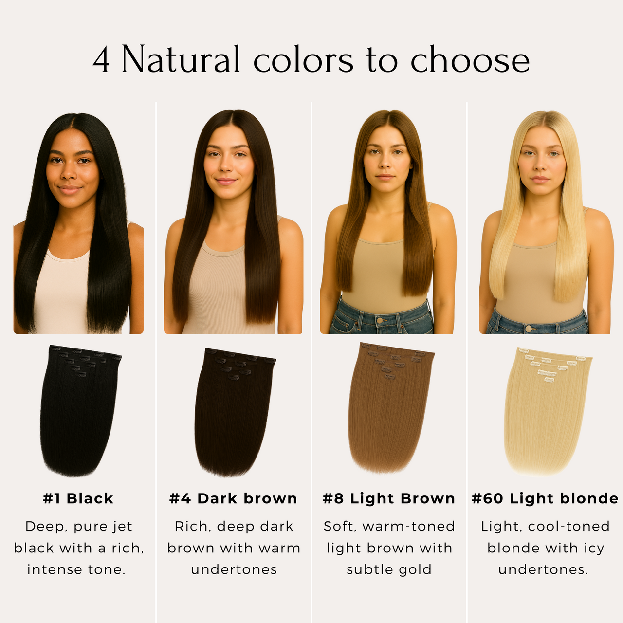 Straight - Clip in Extensions