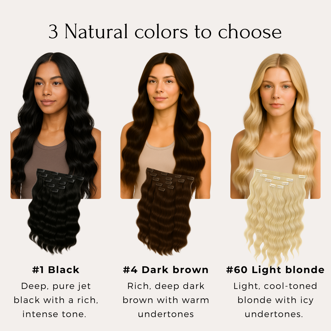 Wavy - Clip in Extensions