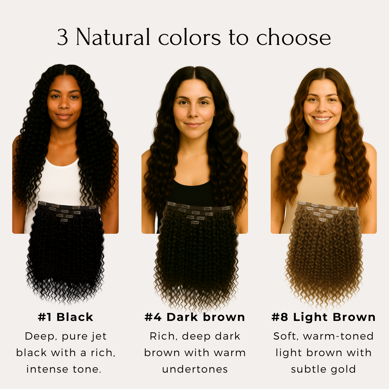 Curly - Clip in Extensions