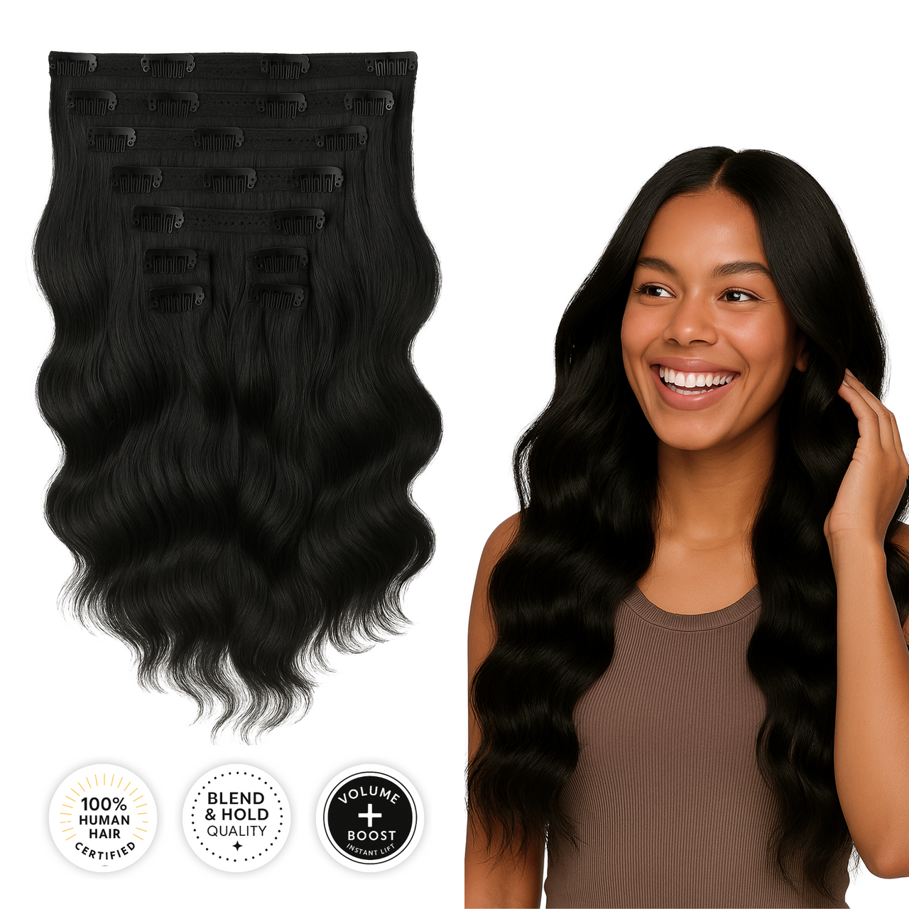 Wavy - Clip in Extensions