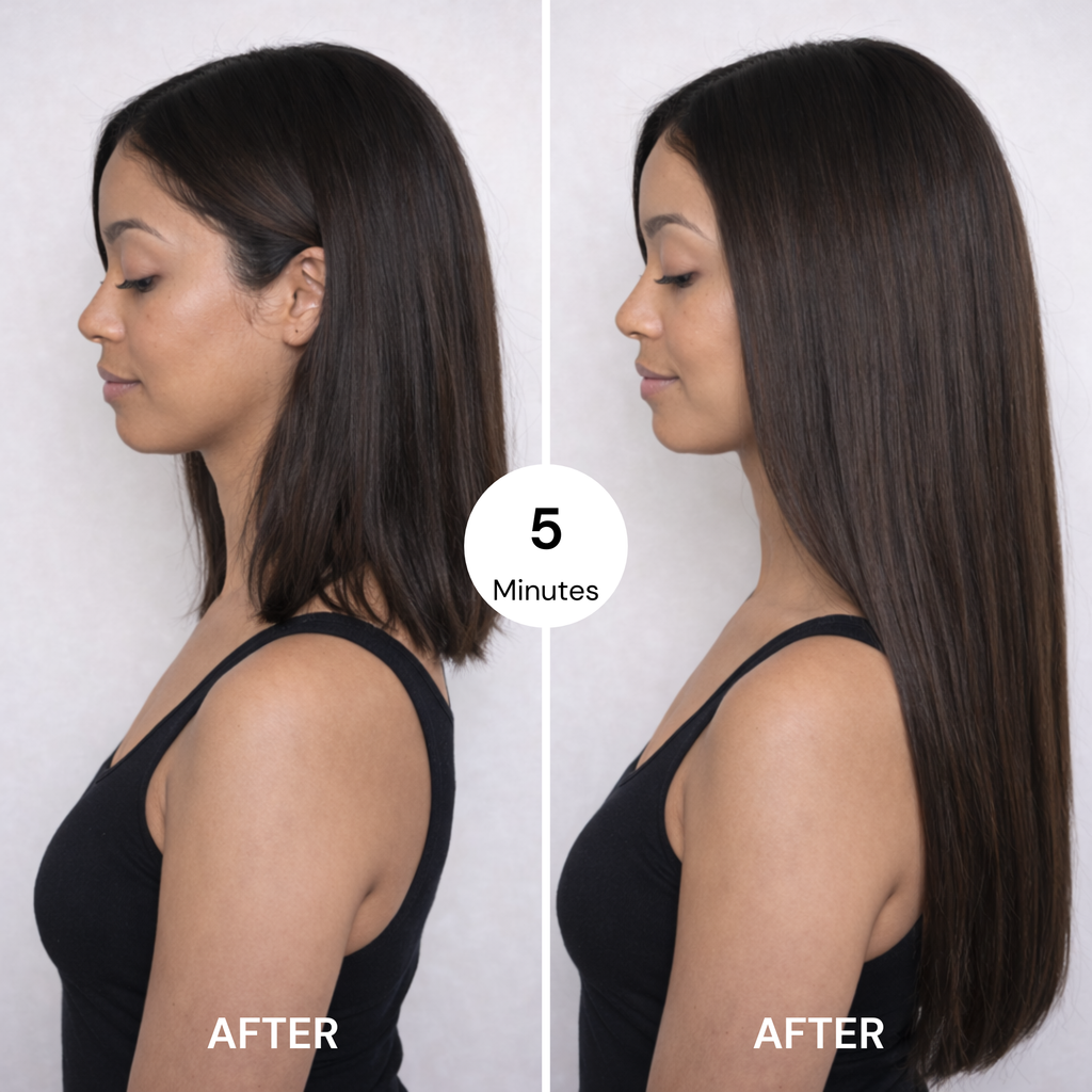 Dark Brown Straight Clip-ins